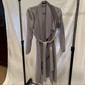 Shein blue trench coat